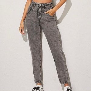 Vintage gray wash jeans